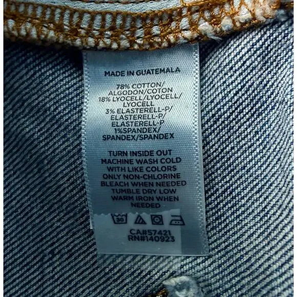 👖 Women’s Jeans : LOFT High Rise Straight Size 8 / 29 Medium Wash Slim Fit Denim - Picture 4 of 5